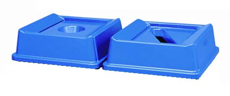 “UNTOUCHABLE” Recycling Cans Lid For Square Container (RM3958 & RM3959), Blue