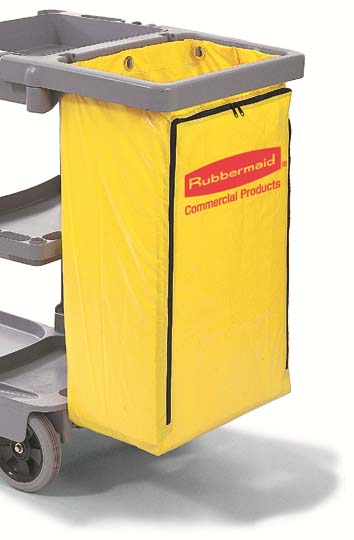 Replacement Vinyl Bag For Cleaning Carts (RM6173/KA184-6), Yellow