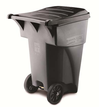 “RUBBERMAID” Roll-Out Container (27¼” X 36″ X 45½”h) Capacity 95 Gallons (359.6 Lt), Grey