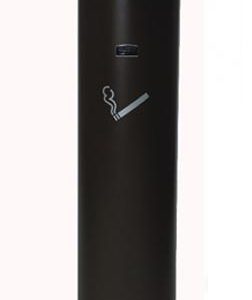 Cendrier de plancher extérieur "INFINITY" grande capacité (15½" dia. x 41½"h), noir