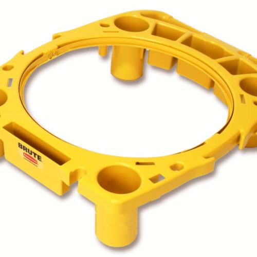 Rim caddy for 44 gallons (166.5 lt) round container (RM2643), yellow