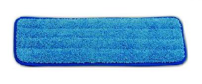 RUBBERMAID – Wet Microfiber Replacement Pad 18″ For Quick Connect Adjustable System, Blue