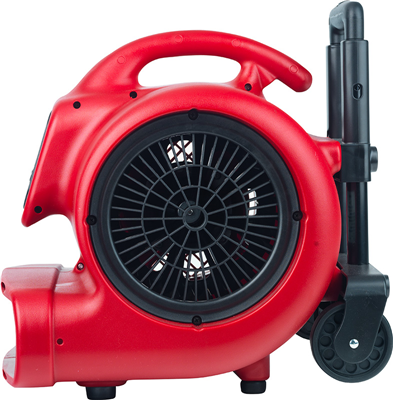 “SANITAIRE” Commercial Ventilator With Wheels – 3 Speed Motor / 0.5 HP (side Mounted Switch) And 20′ Electric Cord