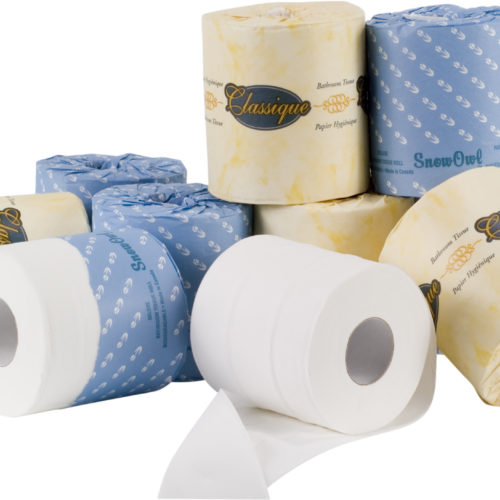 Toilet Paper - SNOW OWL - 2 ply, 500 sheets per roll