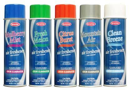 SPRAYWAY – Purificateur D’air & Désodorisant En Aérosol, Odeur Clean Breeze