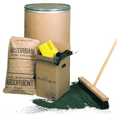 Green Sweeping Compound For Industrial Floors