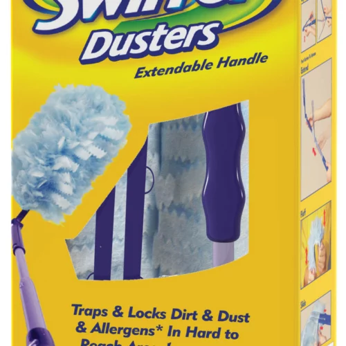 "SWIFFER DUSTERS" extendable duster with 5 refill pads