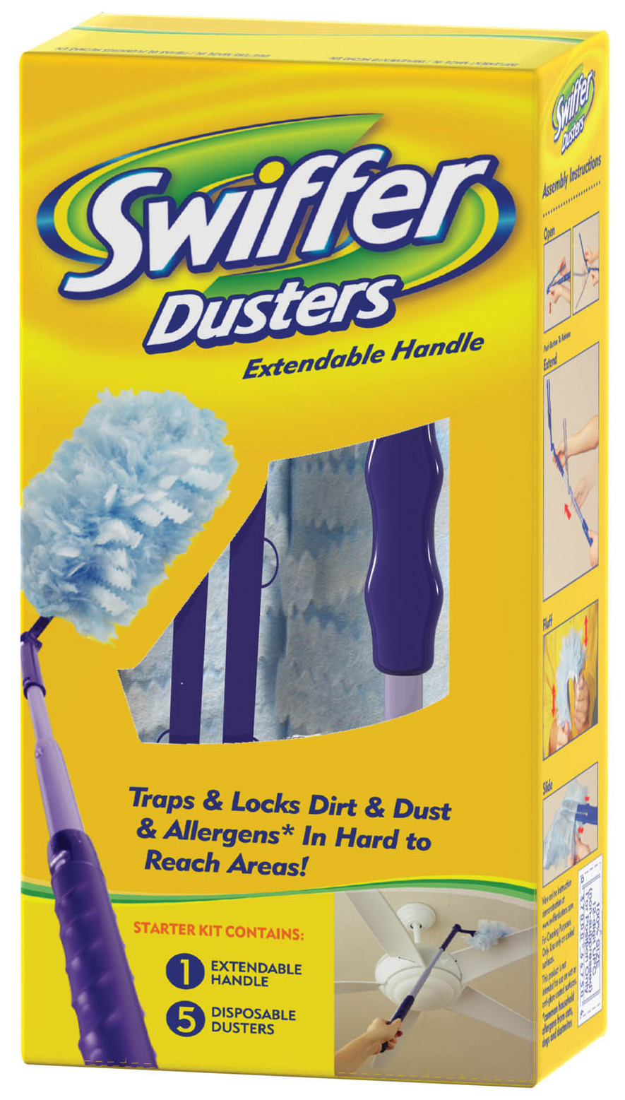 “SWIFFER DUSTERS” Extendable Duster With 5 Refill Pads