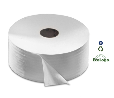 Toilet Paper – TORK – Jumbo 2 Ply Core 2.3″ For T1 Dispenser, 1600′ Per Roll (#12021502)