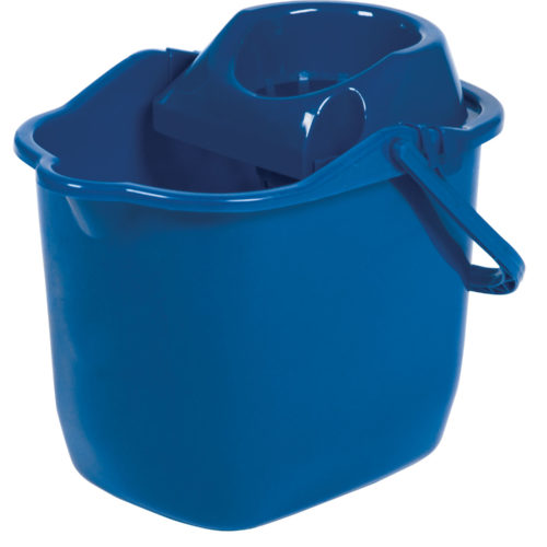 Plastic bucket (11 qts) with "twist" cone wringer