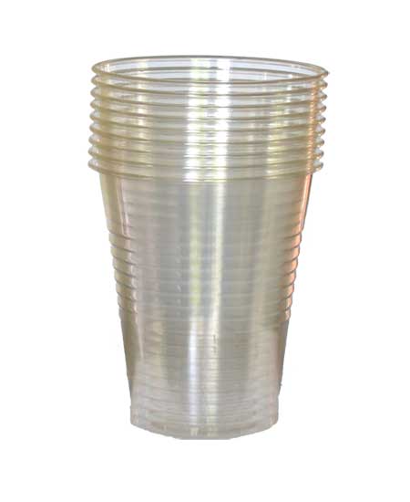 Verres En Plastique Clair 12 On.