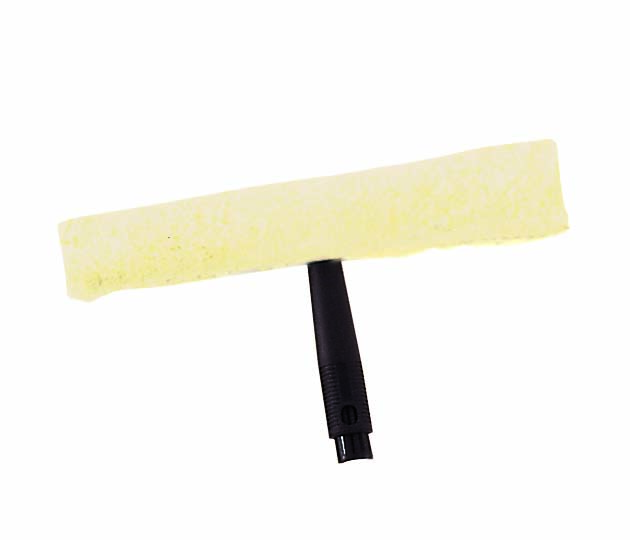 18″ Synthetic Window Scrubber With Plastic T-bar Handle