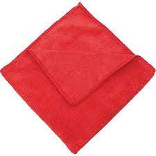 Linges De Microfibre 16″ X 16″ – Rouge (tout-usage)