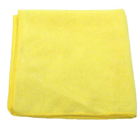 Microfiber Cloths 16″ X 16″ – Yellow (bathrooms)