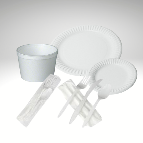 Plates, Utensils & Containers