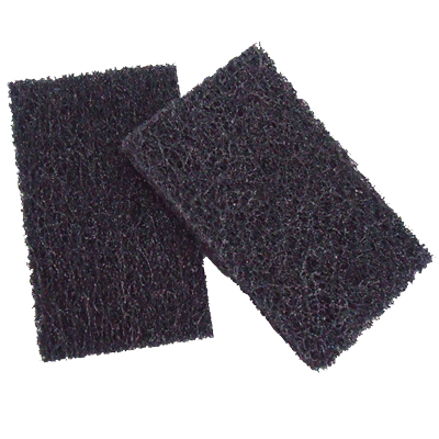 “GLIT” Manual Commercial Scouring Pads (4.5″ X 9.5″) – Black (stripping)