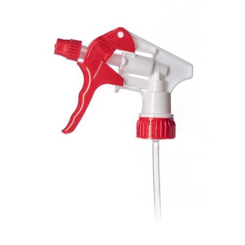 9¾" standard spray gun for 32 oz. plastic bottles (red-blue)