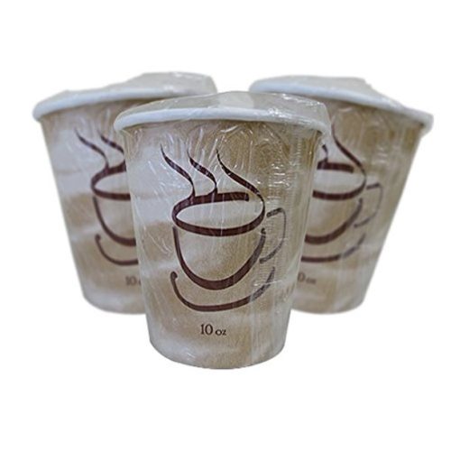9 oz. paper cups, for HOT beverages, individually wrapped