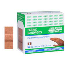 Refill For First Aid Kit – Cloth Band-aids (1″ X 3″) – (100/box)