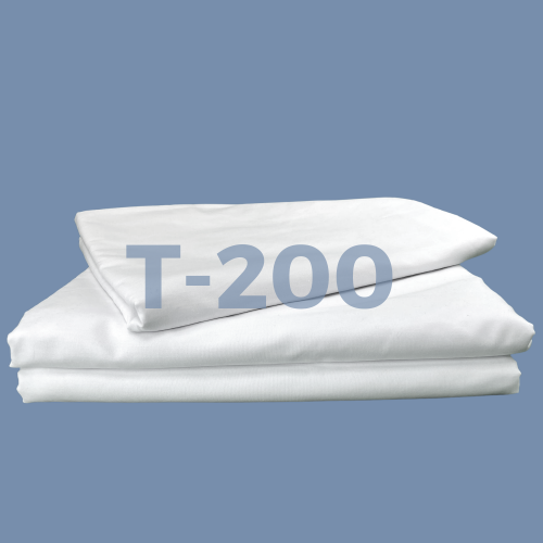 BED SHEETS Cotton White- T-200 THREADS