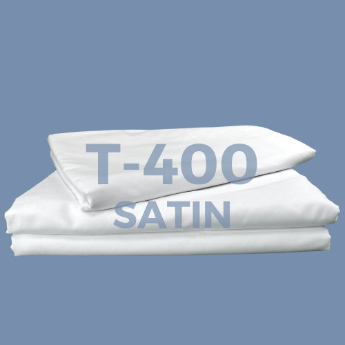 DRAPS T-400 FILS SATEEN – BLANC